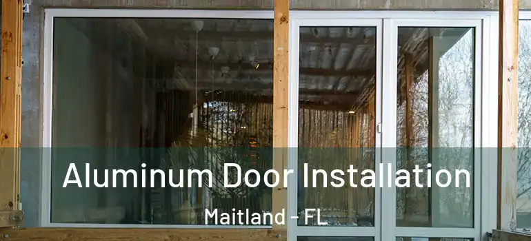  Aluminum Door Installation Maitland - FL