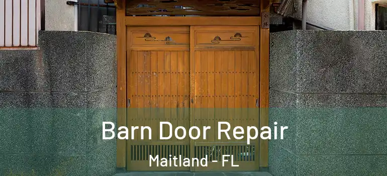  Barn Door Repair Maitland - FL
