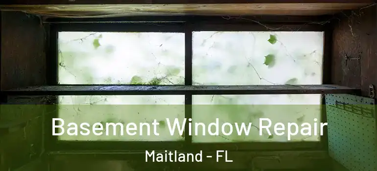  Basement Window Repair Maitland - FL