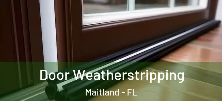  Door Weatherstripping Maitland - FL