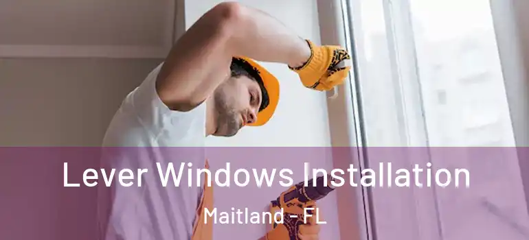  Lever Windows Installation Maitland - FL