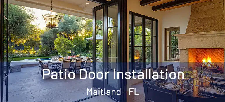  Patio Door Installation Maitland - FL