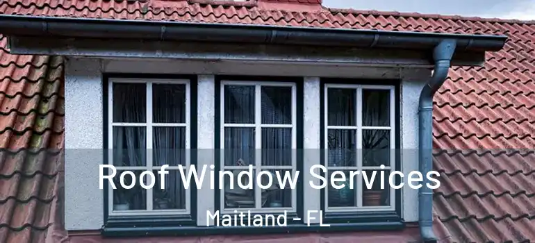  Roof Window Services Maitland - FL