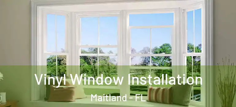  Vinyl Window Installation Maitland - FL