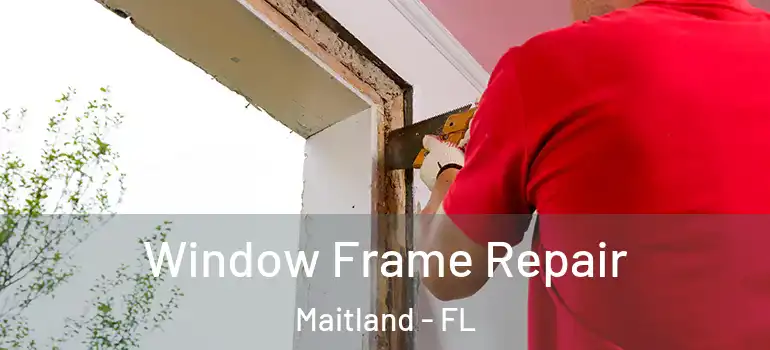  Window Frame Repair Maitland - FL