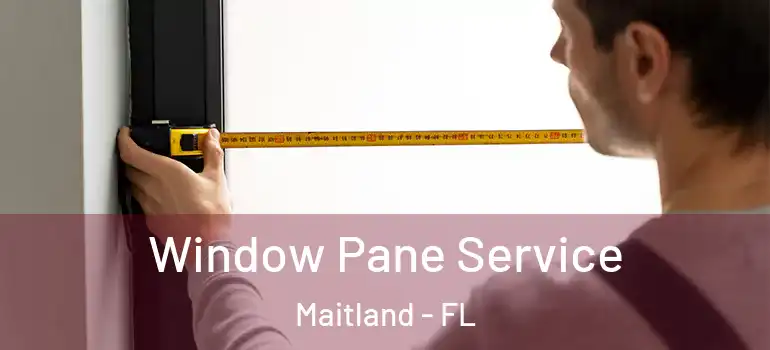  Window Pane Service Maitland - FL